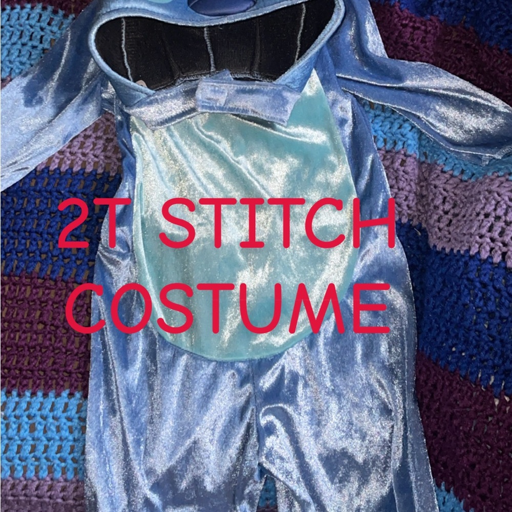 Blue Kids Stitch Costume